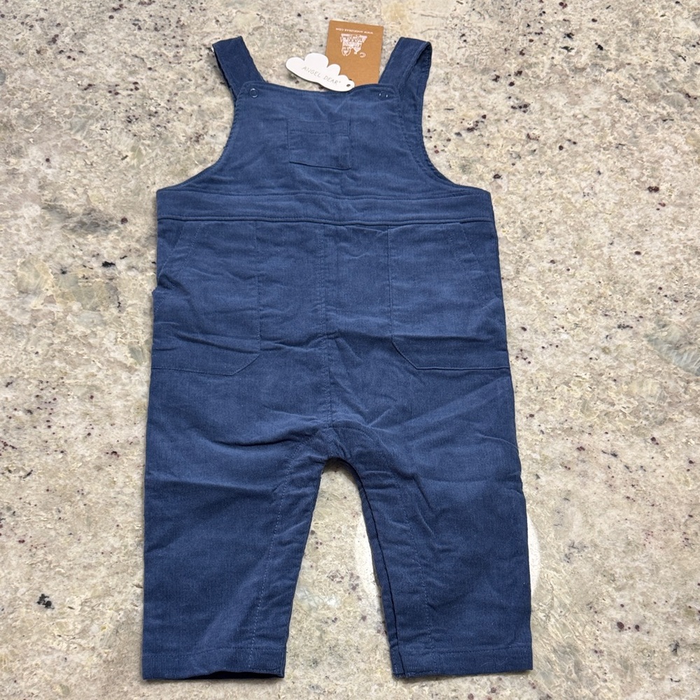 Angel Dear Navy Corduroy Overall Baby Boys Kids Overalls Fall/Winter